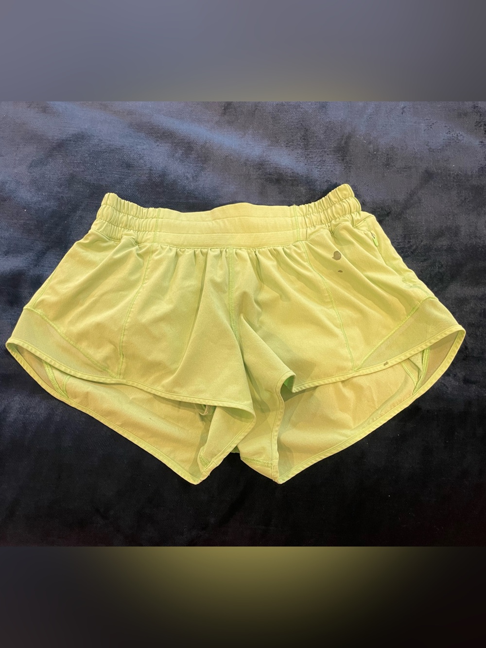 Lululemon Highlighter Green Women's Hotty Hot Shorts
